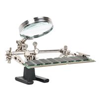 Tabletop multifunctional magnifying glass third hand 1083-XX, magnification: 2.5X