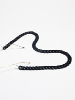 Золотые и серебряные цепочки для очков с жемчугом и стразами, набор из двух штук GB011(3)