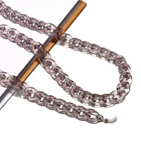 Полупрозрачная акриловая цепочка для очков, разные цвета GB074