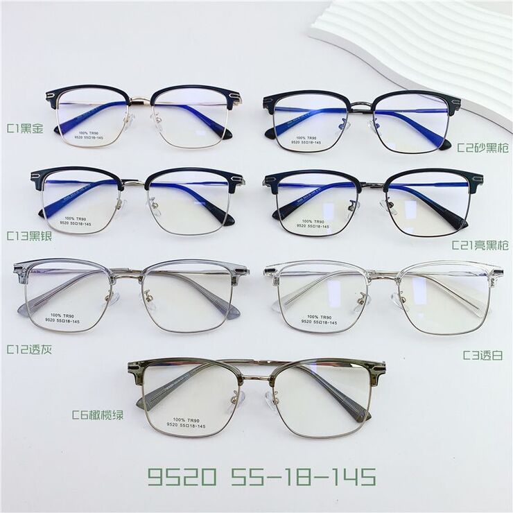 Оправа гибридная, металл + TR90 SANTA S9520