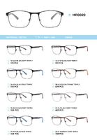 Металлическая оправа с дужками из материала TR-90 MR0020