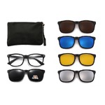 El Dorado frames with polarized sunshades set (clip-on) on magnet 2325 (5 pieces) 