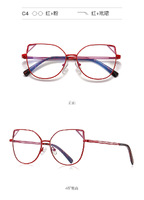 Оправа металлическая с линзами блю-блокерами 3044