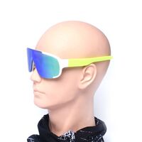 Safety shockproof sports goggles+3 caps 骑行套装-PDOC-柱面