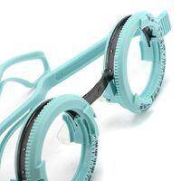 Trial aluminum-magnesium frame for selecting glasses, with a distance of 52 to 72 mm PJ064