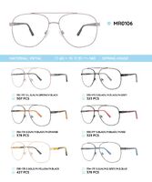 Metal frame with TR-90 temples MR0106