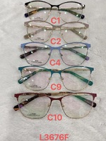 Metal frames for glasses L3676F