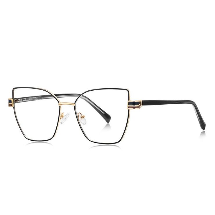 Metal + TR90 Blue Blocker glasses frame for women with UV and blue light protection lenses More FCS3145