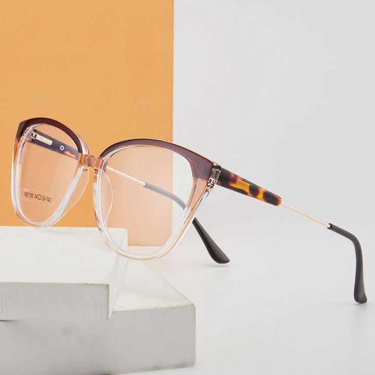 TR90 plastic frame or glasses with blue light protection, with spring hinges FA87185