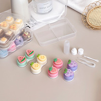 Mini set with contact lens cases WK400, 4pcs