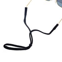Black-colored fabric non-slip chain, for glasses and masks GB004