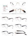 Metal frames for glasses with spring hinges Big City LF1612