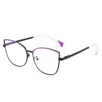 Metal glasses with blue light and UV protection 9742-GT