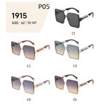 Polarized metal + TR90 sunglasses with nylon lenses P05KY 1915