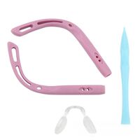 Kit: Silicone glasses sleeves, 60*42 mm + silicone nose pad + accessories (price per set)