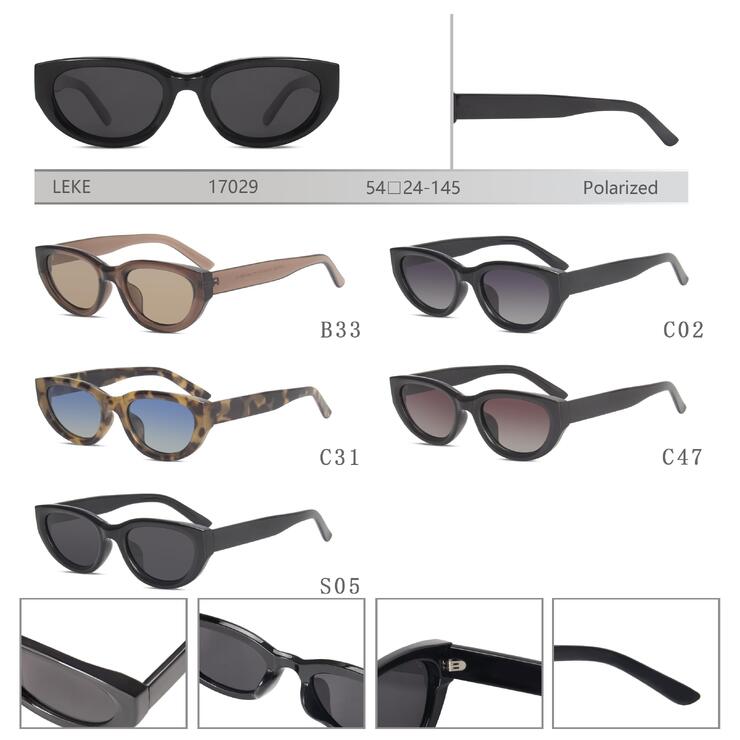 Polarized plastic sunglasses for women Leke LK17029