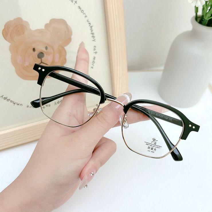 Combined frame (metal + TR90) with Blue Ray Cut protection lenses MAMO S11979