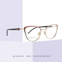 Combined frame (metal + TR90) or glasses with blue light protection, with spring hinges FA87168