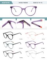 Plastic acetate frame for women with spring hinges TM2006-DA