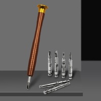 Universal screwdriver set with 24 interchangeable nozzles