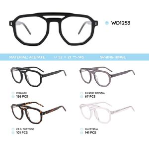 Plastic frames for glasses acetate material WD1253
