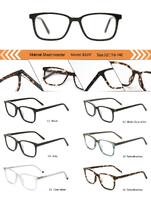 Plastic acetate frame for women with spring hinges B2217-DA