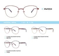 Metal women's frames for glasses MW1054