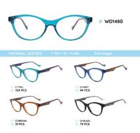 Plastic acetate eyeglasses frame for women WD1480