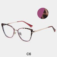 Combined frame (metal + TR90) or glasses with blue light protection, with spring hinges FA87262