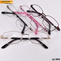 Metal eyeglass frame, material steel Allmilmo AL7093