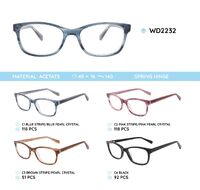Plastic acetate eyeglasses frame for women WD2232