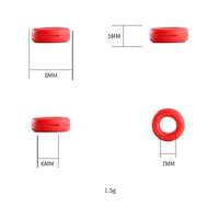 Стоппер - насадка на заушник, противоскользящий ушной крючок, Ø8*5 мм