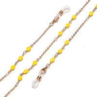 Металлическая цепочка для очков и масок с бусинами GL1165