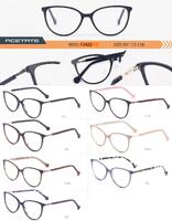 Plastic acetate frame for women with spring hinges 13422-DA