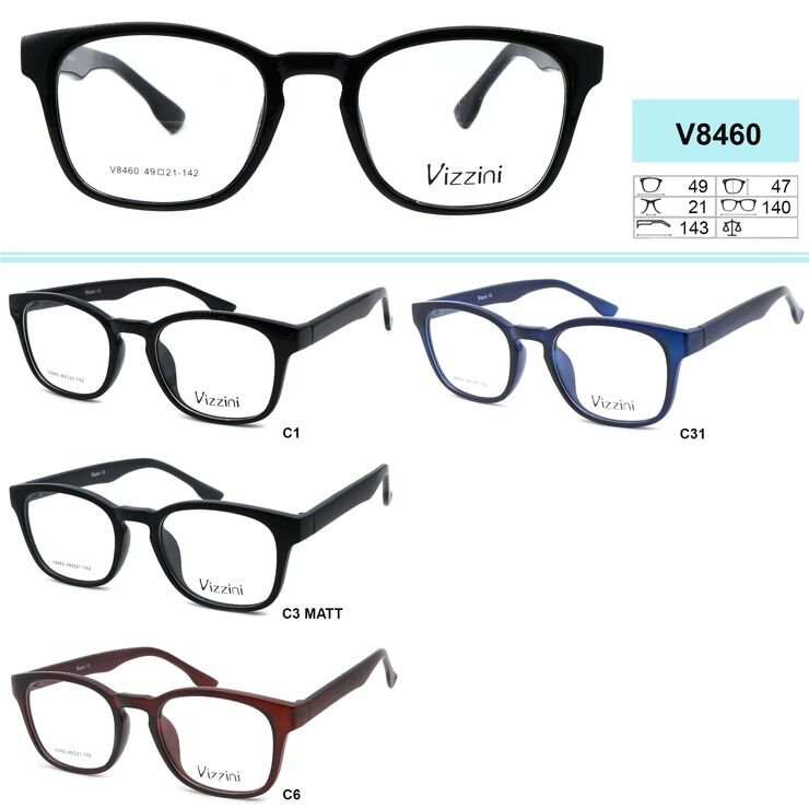 Plastic frames for glasses VIZZINI V8460