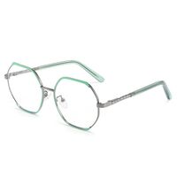 Очки металлические с защитой от синего света 9747-GT