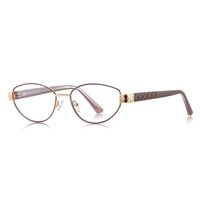 Metal + TR90 plastic Blue Blocker glasses frame for women with UV and blue light protection lenses More FCS3166