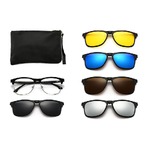 El Dorado frames with polarized sunshades set (clip-on) on magnet 2342 (5 pieces) 