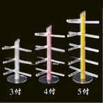 Стойка для очков акриловая настольная на 3 / 4 / 5 мест BY-6002