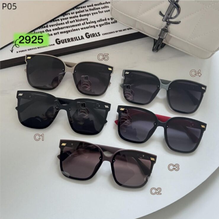 Polarized metal + TR90 sunglasses P05KY 2925