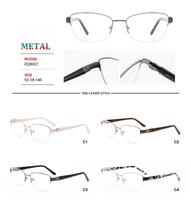 Nylor metal frames for glasses with spring hinges Big City RD9007