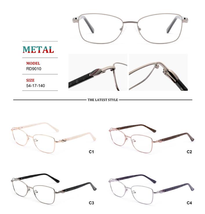 Metal frames for glasses with spring hinges Big City RD9010