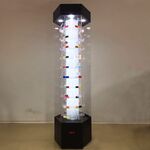 Стойка-витрина акриловая напольная вращающаяся для очков, оправ, футляров и аксессуаров 16000-42, размер 160 * 46 см