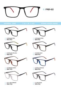 TR90 plastic frame for glasses FR01-02