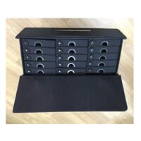 Передвижной бокс (ящик, чемодан, кейс, кофр, органайзер, витрина) на колёсах для оправ и очков на 120 мест JS-C201127