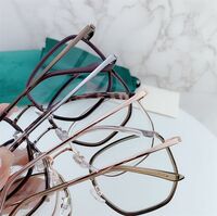 Hybrid frame, metal + TR90, with Blue Block coating SANTA 01216