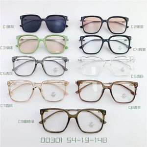 Hybrid metal + TR90 frame with colored Blue Block coating SANTA 00301