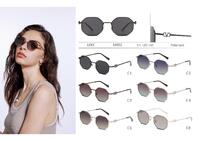 Polarized metal sunglasses for women Leke LK34002
