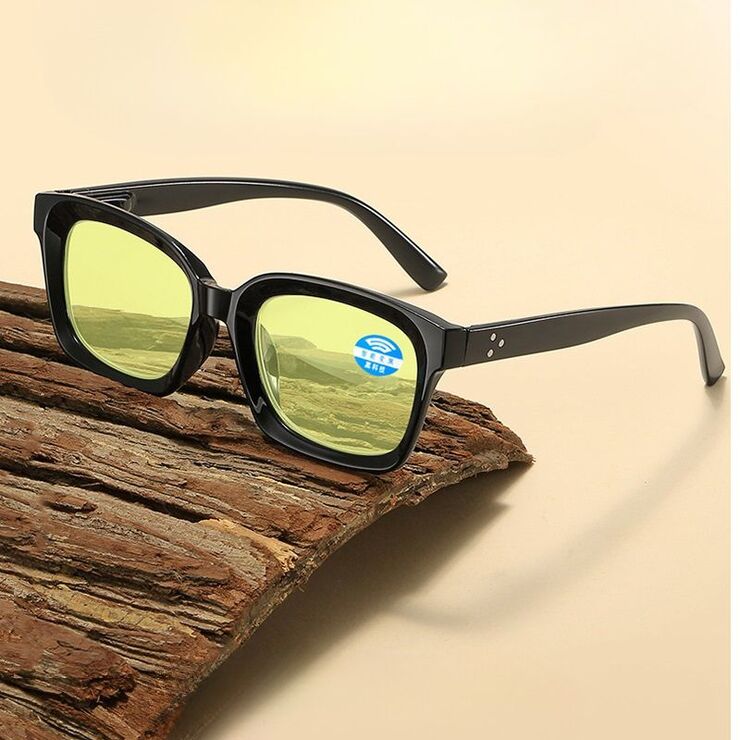 Plastic glasses for reading, with Blue ray cut protection and flex hinges, automatic diopters +1.00-6.00, RMC=62-64, KY210变焦老花