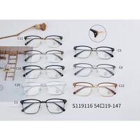 Оправа полуободковая комбинированная (металл + TR90) с линзами Blue Ray Cut MAMO S119116